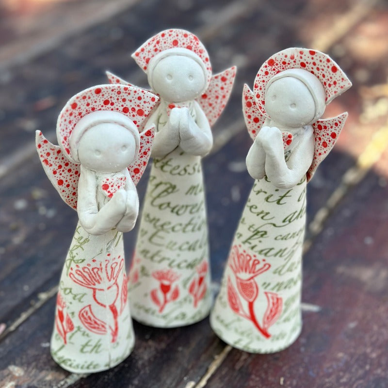 Christmas Angles clay workshop Perth