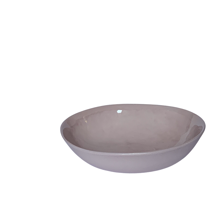 Small Oval Handcrafted Bowl - pink
