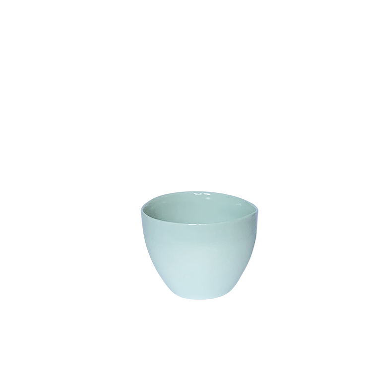 Eucalypt Homewares Handmade ceramic cappuccino cup mug green