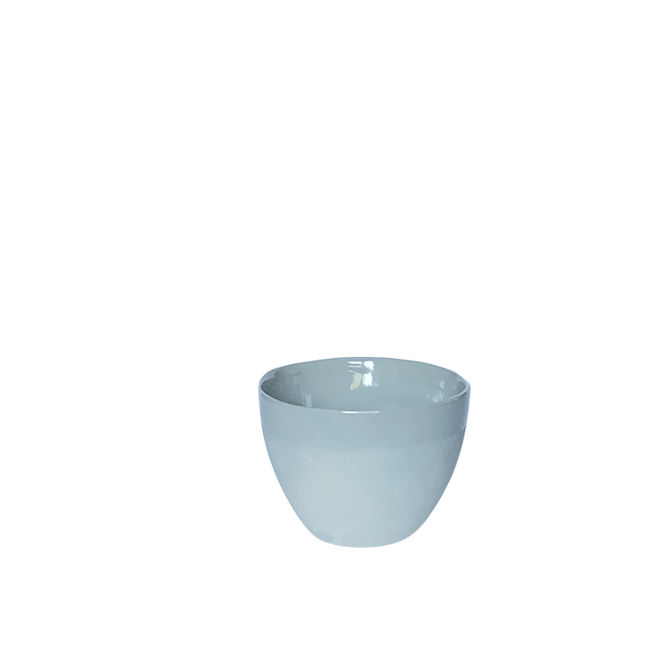 Eucalypt Homewares Handmade ceramic cappuccino cup mug light grey