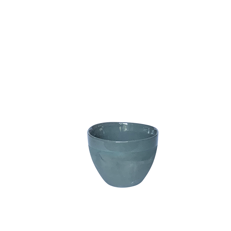 Eucalypt Homewares Handmade ceramic cappuccino cup mug dark grey
