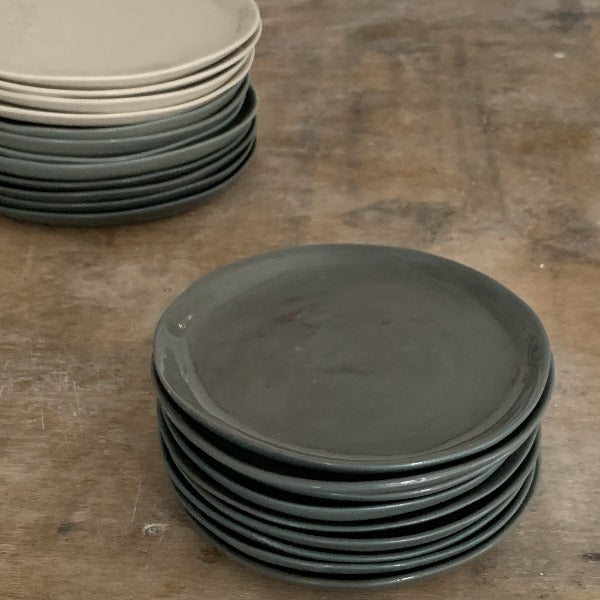 Organic Side Plate - dark grey