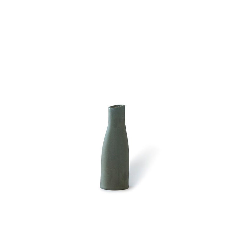 Eucalypt Homewares Handmade ceramic Bud vase dark grey